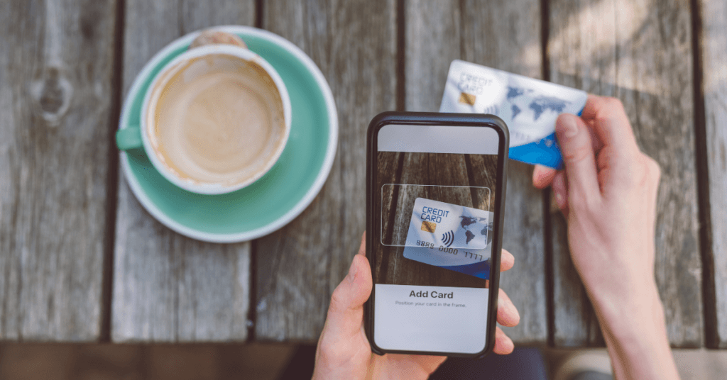 watching an ad on phone